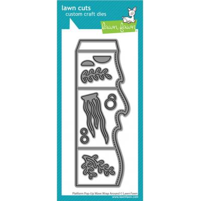 Lawn Fawn Lawn Cuts - Platform Pop-Up Wave Wrap Around